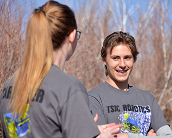 Trinidad State Robotics students